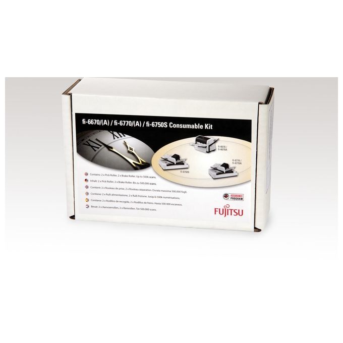 Fujitsu kit materiali di consumo FI-6750s/FI-6670/FI-6670a/FI-6770/fi6770a