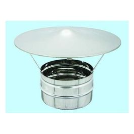 Fumaiolo fissi Cappello Cinese Inox Cm.14
