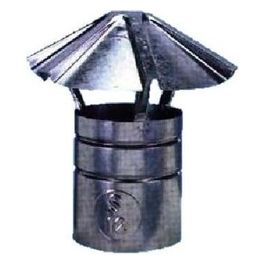 Fumaiolo Fisso A Cappello Zincato Cm.14