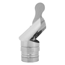 Fumaiolo girevoli Inox Tondi Cm.12