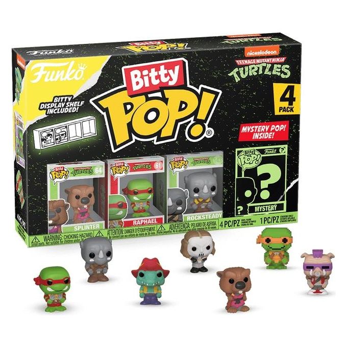 Funko Bitty Pop! 4 Pack Teenage Mutant Ninja Turtles Splinter