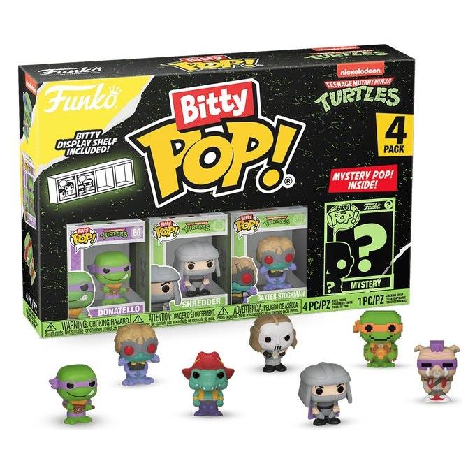 Funko Bitty Pop! 4 Pack Teenage Mutant Ninja Turtles Donatello