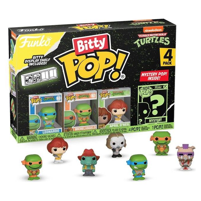 Funko Bitty Pop! 4 Pack Teenage Mutant Ninja Turtles Leonardo