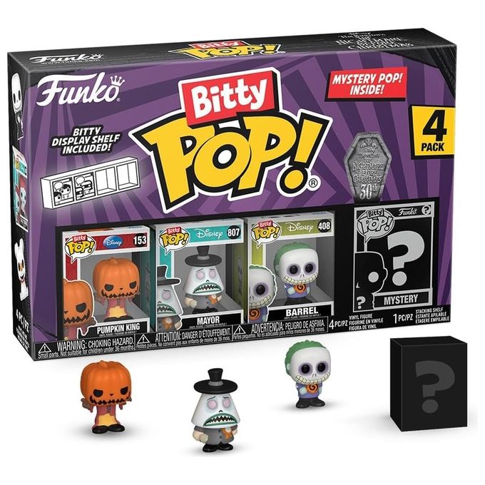 Funko Bitty Pop! 4 Pack The Nightmare Before Christmas Pumpkin King