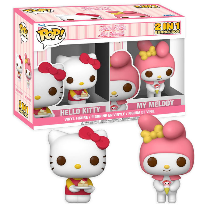 Funko, Hello Kitty and My Melody Pop, Figura da Collezione in Vinile