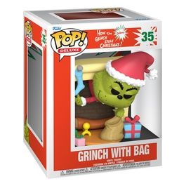 Personaggio Pop Deluxe Grinch with Bag 35 Collezione 80972