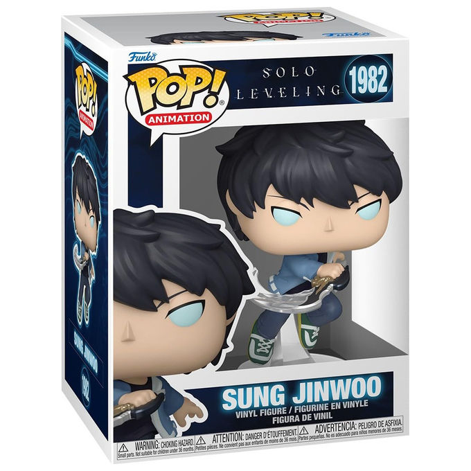 Funko, Pop! Animation: Solo Leveling - Sung Jinwoo, Action Figure da Collezione