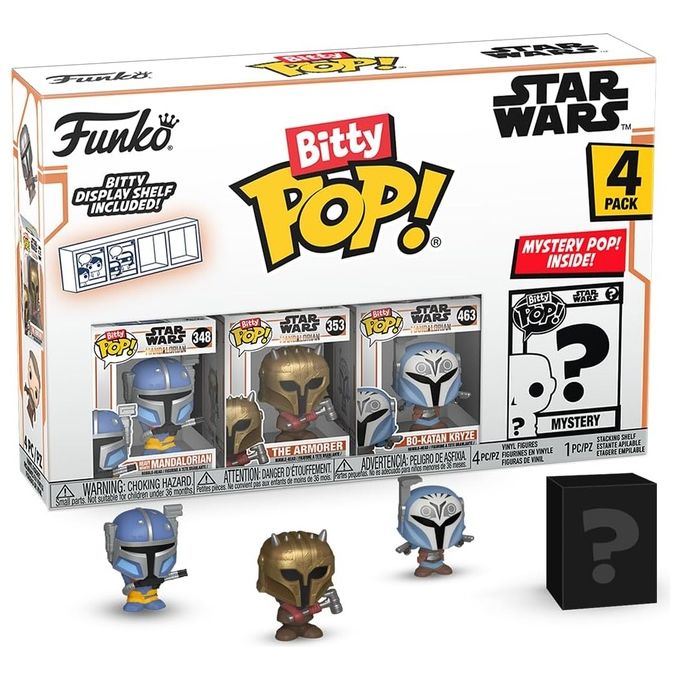 Funko Pop! Bitty Pop 4 Pack Star Wars The Mandalorian Heavy