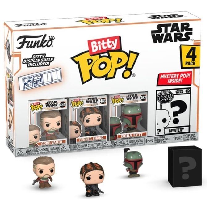 Funko Pop! Bitty Pop 4 Pack Star Wars The Mandalorian Marshal