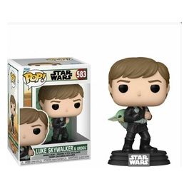 Pop! Heroes Star Wars Book Of Boba Fett Luke  Grogu 583