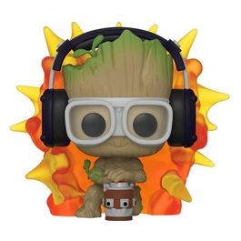 Pop! I Am Groot Groot With Detonator Bobble 1195