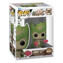 Pop! Marvel 85th We Are Groot As Scarlet Witch 1395