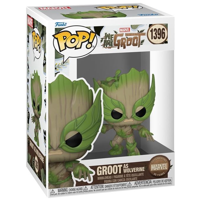 Funko Pop! Marvel 85th We Are Groot As Wolverine 1396
