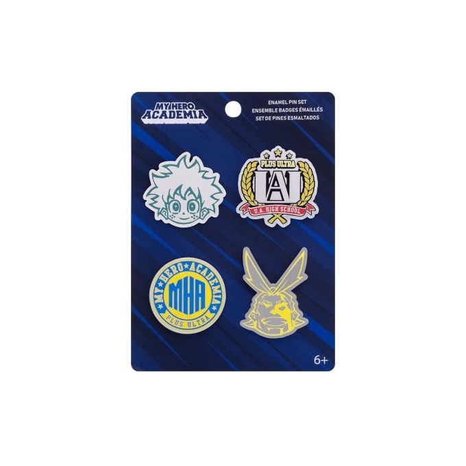Funko Pop! Pin Mini My Hero Academia Set 4 Pezzi