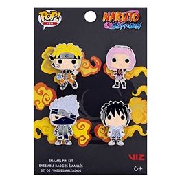 Pop! Pin Mini Naruto Team 7 Set 4 Pezzi