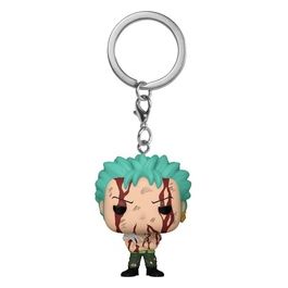 Pop! Pocket Keychain One Piece Roronoa Zoro with Blood