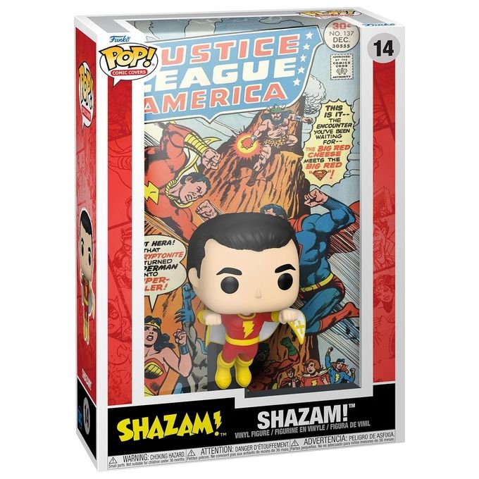 Funko Pop! Pops Comic Cover Dc Shazam 14