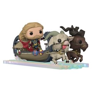 Funko Pop! Ride Super Deluxe Thor Love e Thunder Thor with Goat Boat