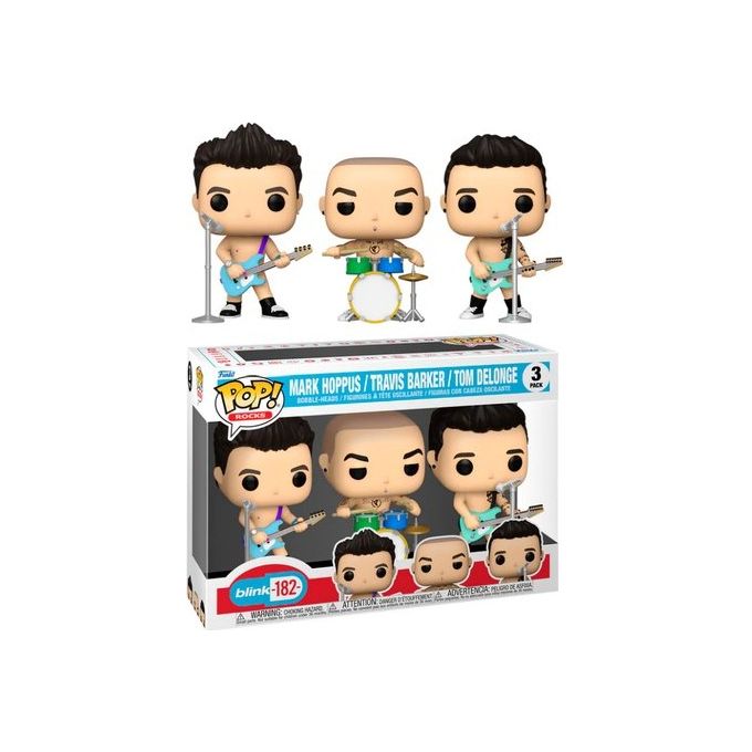 Funko Pop! Rocks Blink 182 30th Pack 3 Pezzi