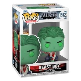 Figura Collezionabile Pop! Titans Beast Boy 1512 Design Dettagliato per Appassionati e Collezionisti di Action Figures