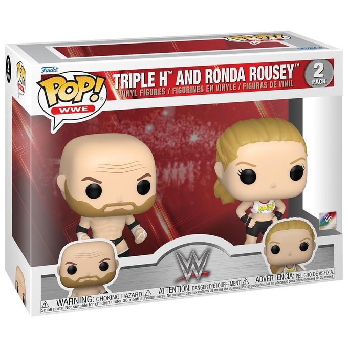 Funko Pop! Wwe Triple H And Ronda Rousey 2 Pack