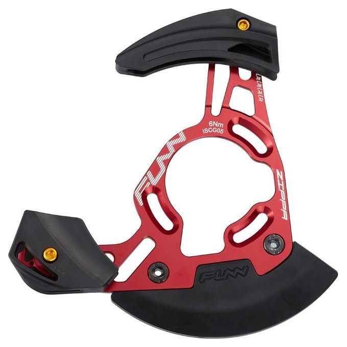 Funn Guidacatena bicicletta Zippa-Dh Rosso