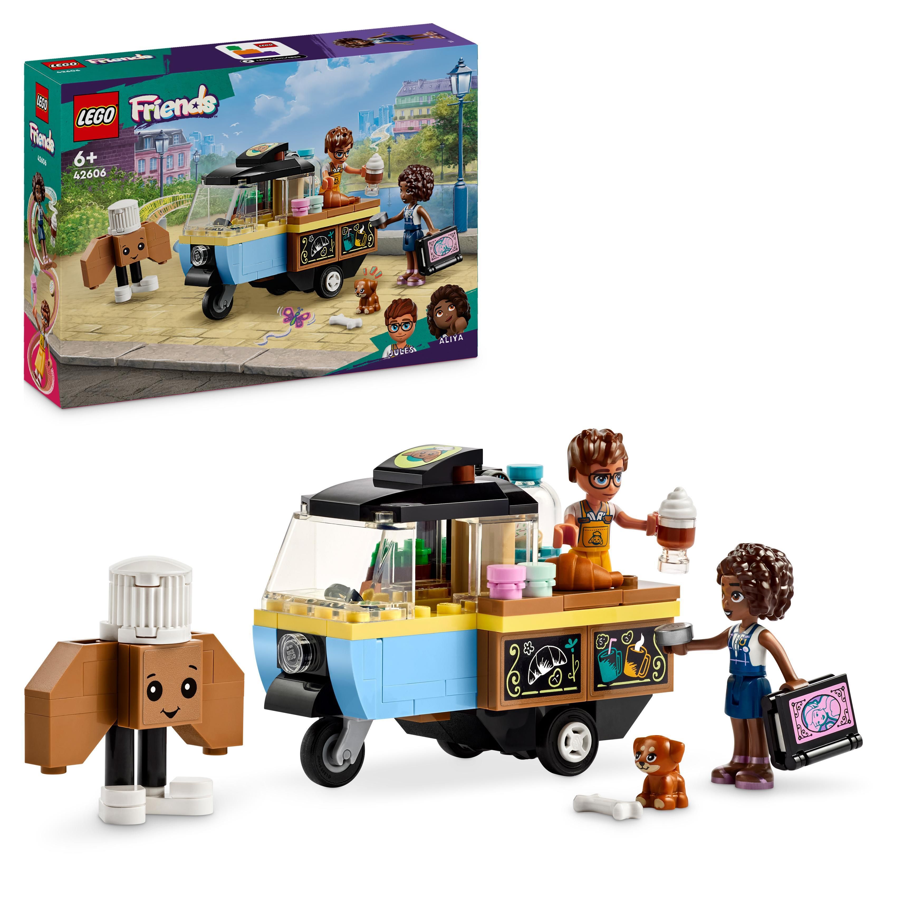 LEGO Friends 41733 Negozio Mobile di Bubble Tea, Giocattolo per Bambini 6+  con Monopattino e