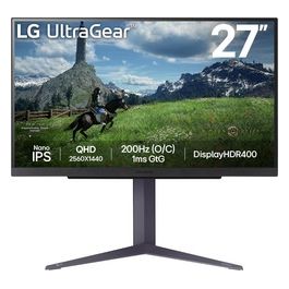 G 27GS85QX-B Monitor per Pc 27" IPS 2560x1440 QHD / WQHD 180Hz 1ms