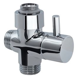 Deviatore 2 Vie G-Cross Easy Cromato Metallo 6,5x6,5x2,5 Cm