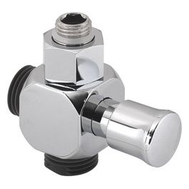 Deviatore 2 Vie G-Cross Easy Cromato Metallo 7,5x7x2,3 Cm