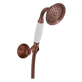 Doccetta Con Flessibile E Supporto Set Doccia G-Liberty Ruggine/Rame Metallo 22x9x30 Cm