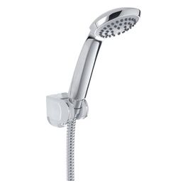 Doccetta Con Flessibile E Supporto Set Doccia G-Star Cromato Metallo 26x8x25 Cm