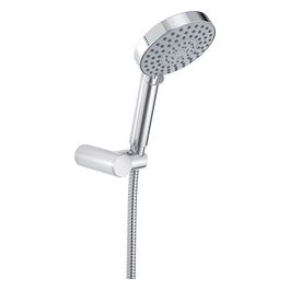 Doccetta Con Flessibile E Supporto Set Doccia G-Tech Cromato Metallo 30x13x25 Cm
