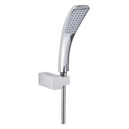 Doccetta Con Flessibile E Supporto Set Doccia G-Trendy Cromato Metallo 27x10x25 Cm