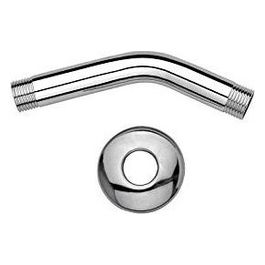 Braccio Doccia G-Accessories Cromato Metallo 15x2x2 Cm