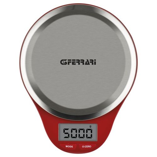 G3 Ferrari Bilancia Maddy Display Lcd 5Kg Tara 1gr Rossa