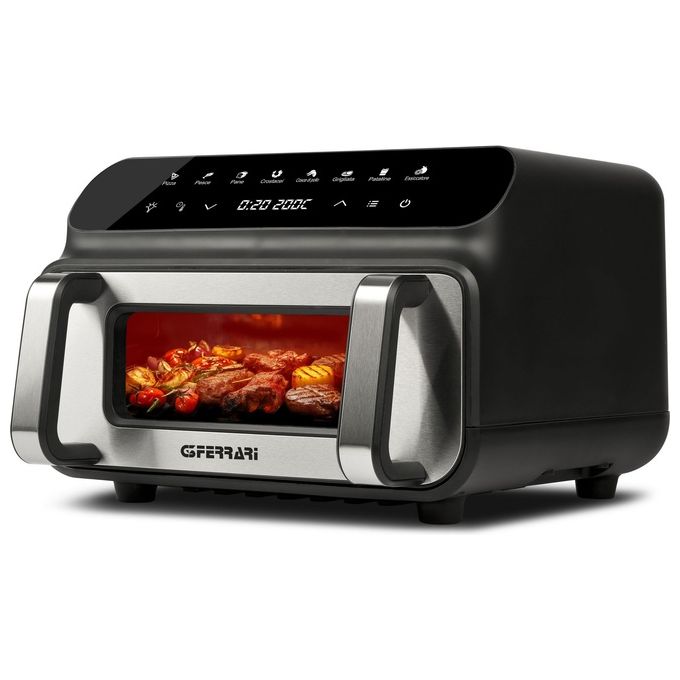 Image of G3 Ferrari G10181 Friggitrice e Griglia ad Aria Friggisano BBQ 200W 10 Litri XXL 8 Programmi Doppia Resistenza