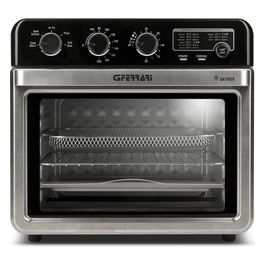 G10221 Forno Air Fryer Multifunzione 32 L, 2000 W, 5 Programmi di Cottura, 6 Resistenze, Temperatura Regolabile fino a 230 °C, Display con Timer, Accessori Inox Senza BPA/PFOA, Nero-Argento