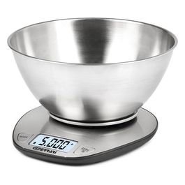 G2006200 Bilancia Cucina Elettronica Inox c/Ciotola inox  1gr/5kg "LINEA"