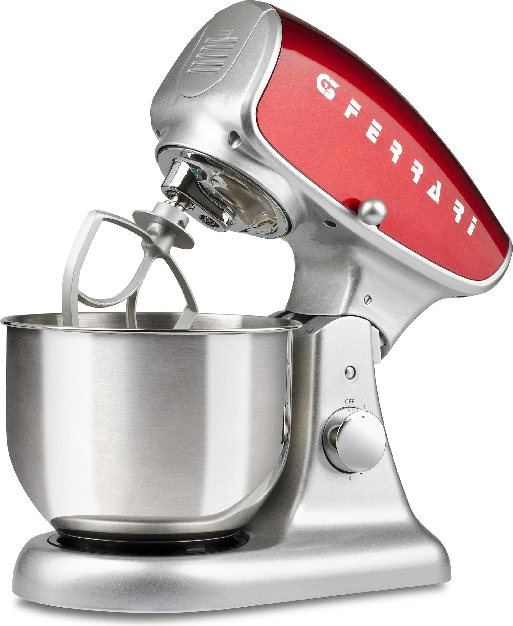G3 Ferrari G2007506 Pastaio Deluxe Impastatrice Planetaria Professionale Capacita' 5,2 Litri Potenza 1200 W Rosso