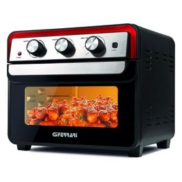 Friggisano Forno Friggitrice ad Aria 22 Litri 1700 Watt Nero e Rosso Compatta e Efficiente per la Cottura Sana