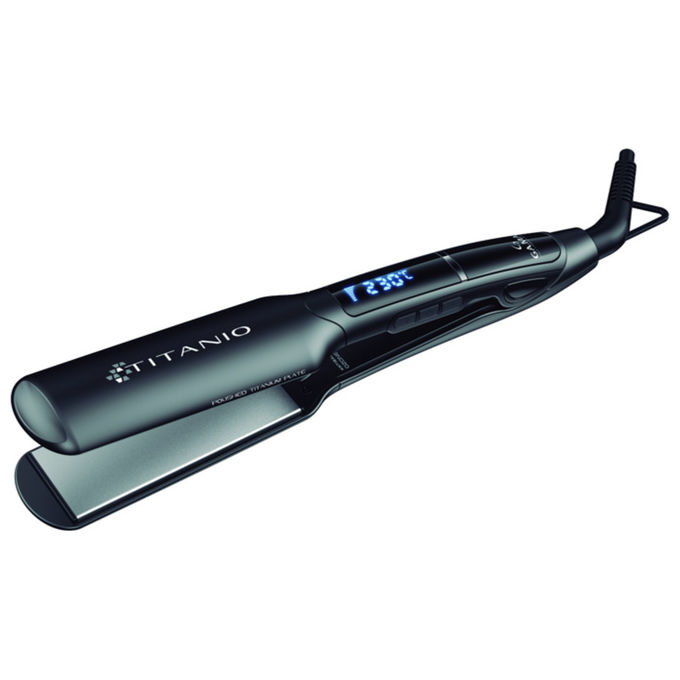 Image of Ga.Ma GI3036 Piastra per Capelli X-Wide Digital Titanium 4D Nero