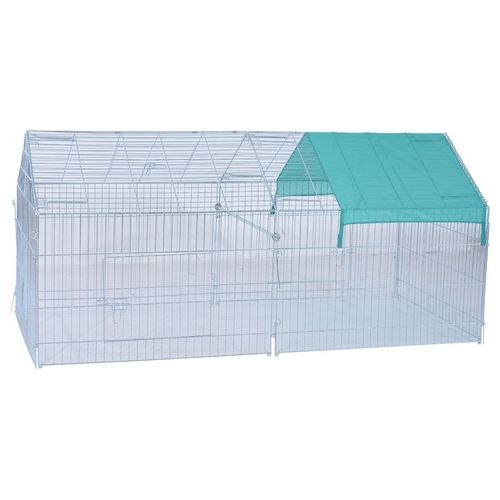 Gabbia a rete da esterno per animali domestici 220x103x103cm  