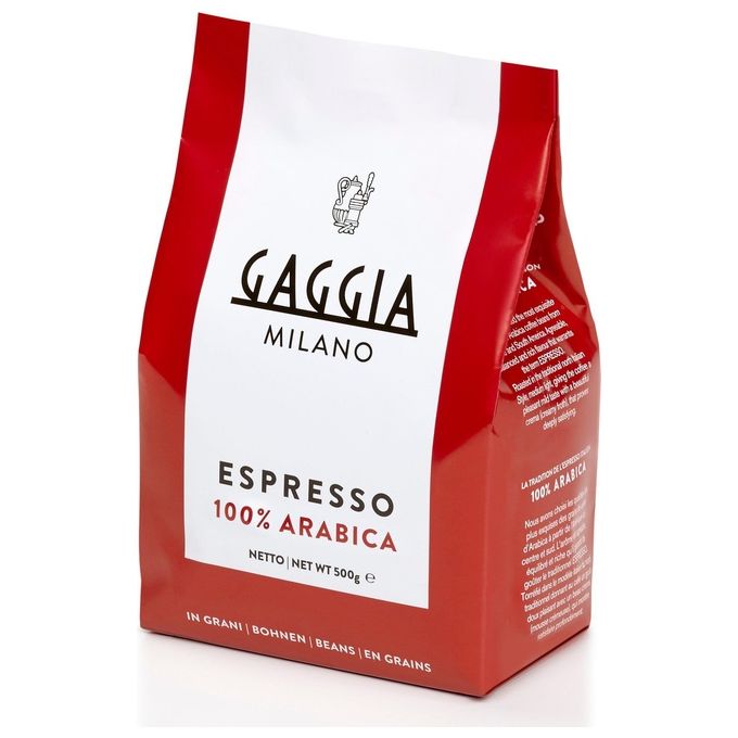 Gaggia Caffe' in Grani 100% Arabica Confezione da 500Gr