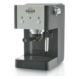 Gaggia RI8425/11 Gran Gaggia Deluxe Macchina da Caffè Espresso Manuale con Erogatore di Vapore Nera 