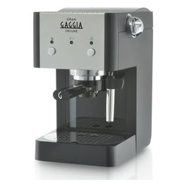 RI8425/11 Gran Deluxe Macchina da Caffè Espresso Manuale con Erogatore di Vapore Nera 