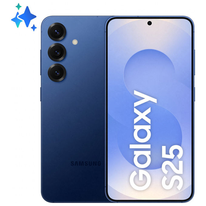 Samsung SM-S931BDBGEUE Galaxy S25 Smartphone 5G 6.2'' Dynamic AMOLED 2X Snapdragon 8 Elite 12GB 256GB Dual SIM IP68 colore Navy