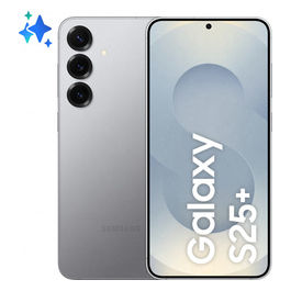 galaxy s25 plus smartphone 6.7 amoled 12gb 256gb 5g silver shadow android 15