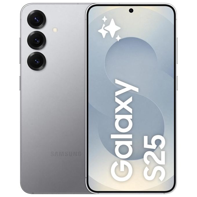 Samsung SM-S931BZSGEEE Galaxy S25 Enterprise Edition Smartphone 6.2'' Dual SIM 12 GB RAM 256 GB 5G Android 15 colore Silver Shadow