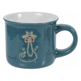 Set 6 Tazzine Caffe' Gatto 90 Ml In Stoneware